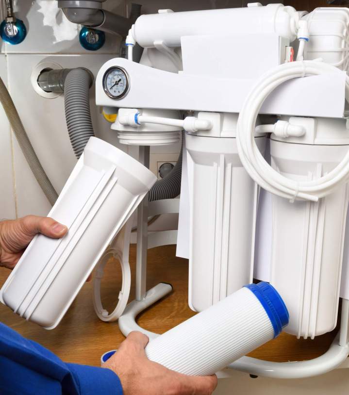 Entretien de système de filtration d'eau domestique Aube